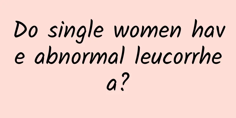 Do single women have abnormal leucorrhea?