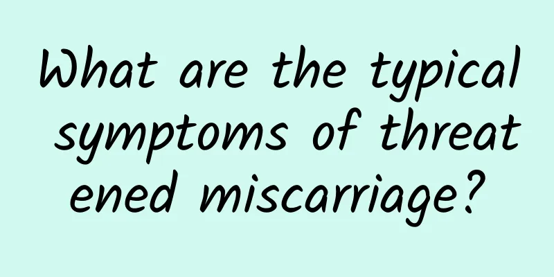 What are the typical symptoms of threatened miscarriage?