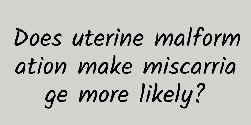 Does uterine malformation make miscarriage more likely?