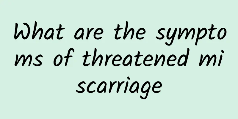 What are the symptoms of threatened miscarriage
