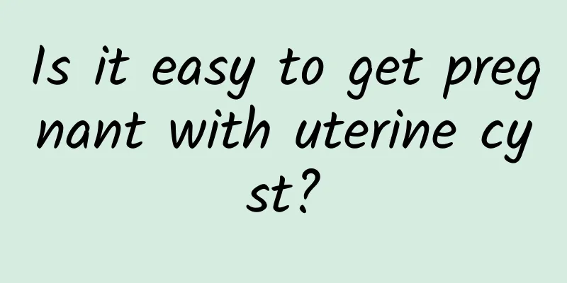 Is it easy to get pregnant with uterine cyst?