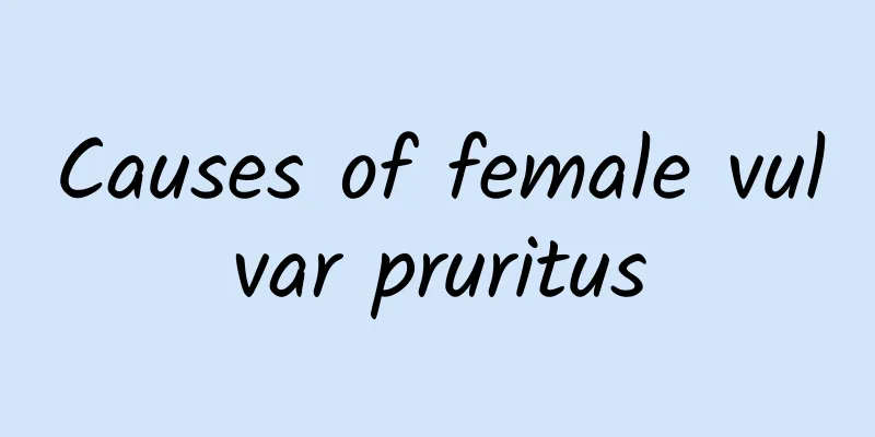 Causes of female vulvar pruritus