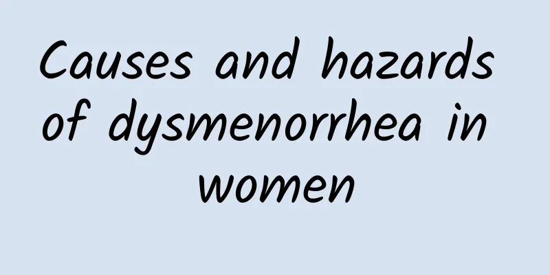 Causes and hazards of dysmenorrhea in women