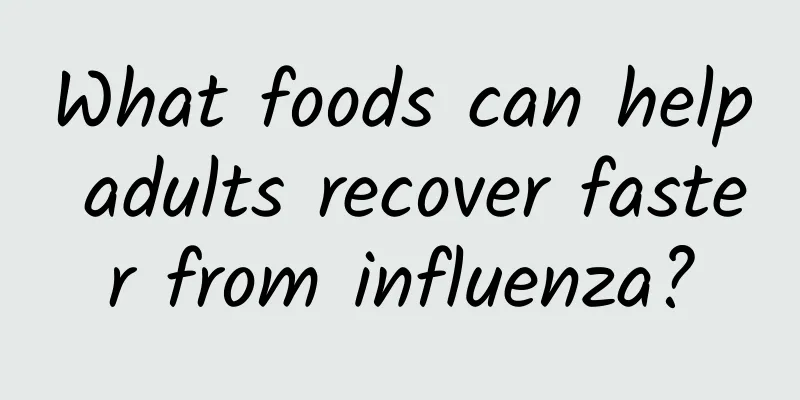 What foods can help adults recover faster from influenza?