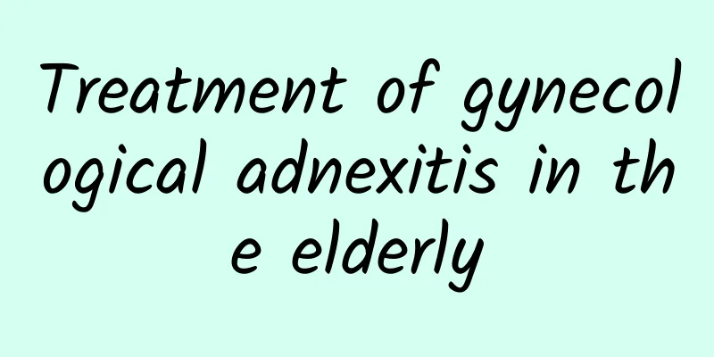 Treatment of gynecological adnexitis in the elderly