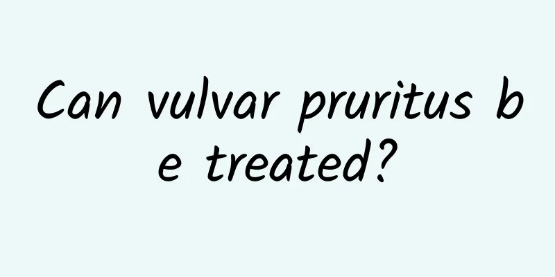 Can vulvar pruritus be treated?