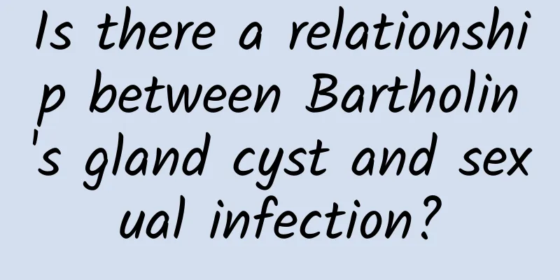 Is there a relationship between Bartholin's gland cyst and sexual infection?