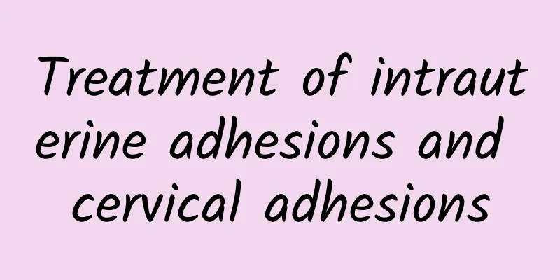 Treatment of intrauterine adhesions and cervical adhesions