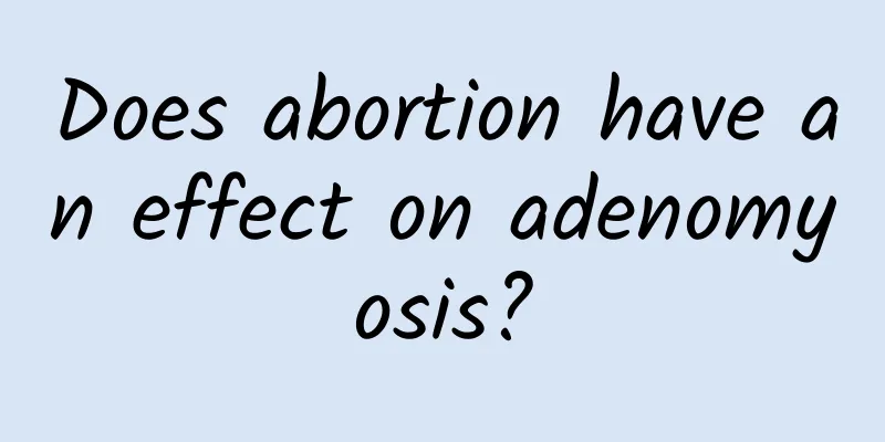Does abortion have an effect on adenomyosis?