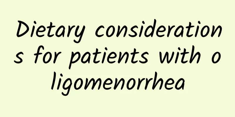 Dietary considerations for patients with oligomenorrhea