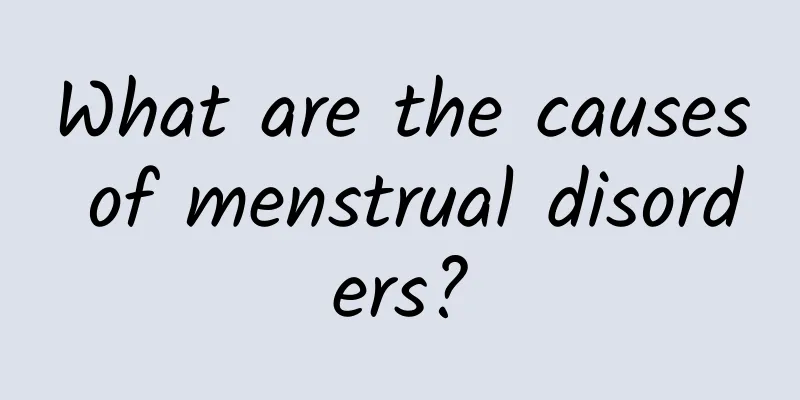 What are the causes of menstrual disorders?