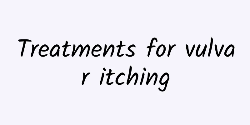 Treatments for vulvar itching