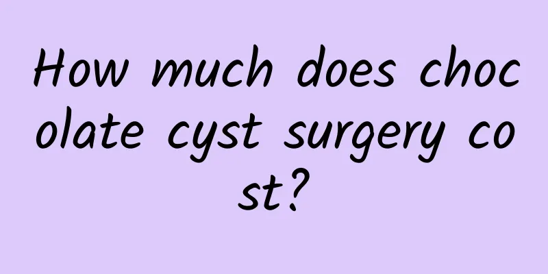 How much does chocolate cyst surgery cost?