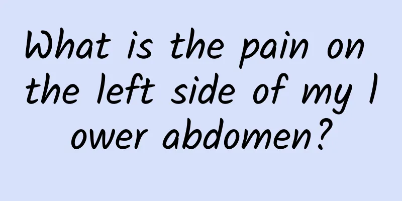 What is the pain on the left side of my lower abdomen?