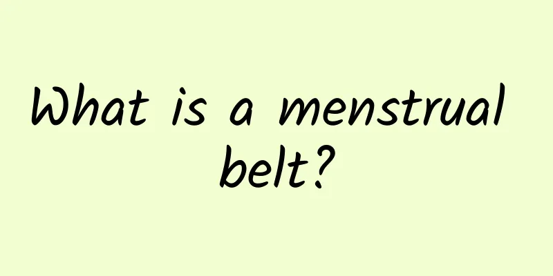 What is a menstrual belt?