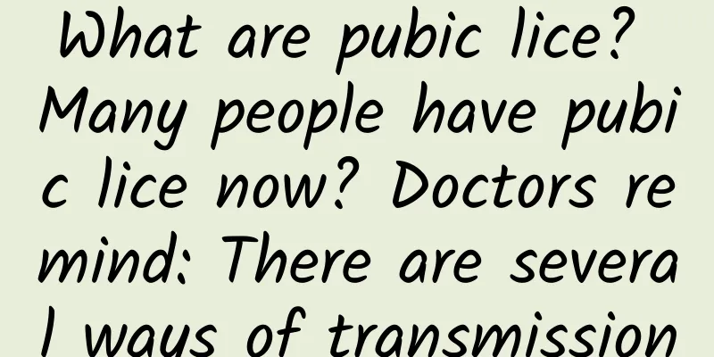 What are pubic lice? Many people have pubic lice now? Doctors remind: There are several ways of transmission