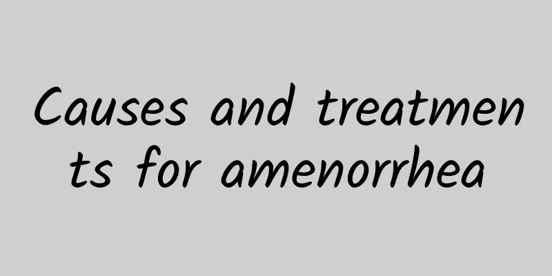 Causes and treatments for amenorrhea