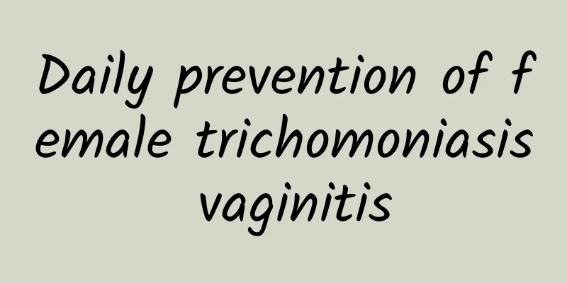 Daily prevention of female trichomoniasis vaginitis