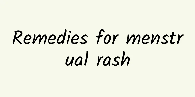 Remedies for menstrual rash
