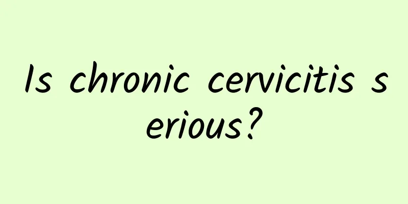 Is chronic cervicitis serious?