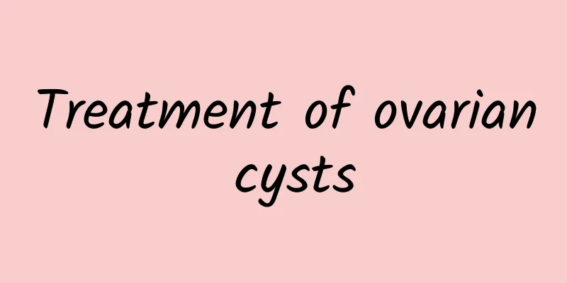 Treatment of ovarian cysts