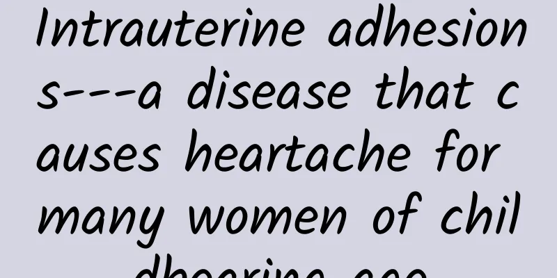 Intrauterine adhesions---a disease that causes heartache for many women of childbearing age