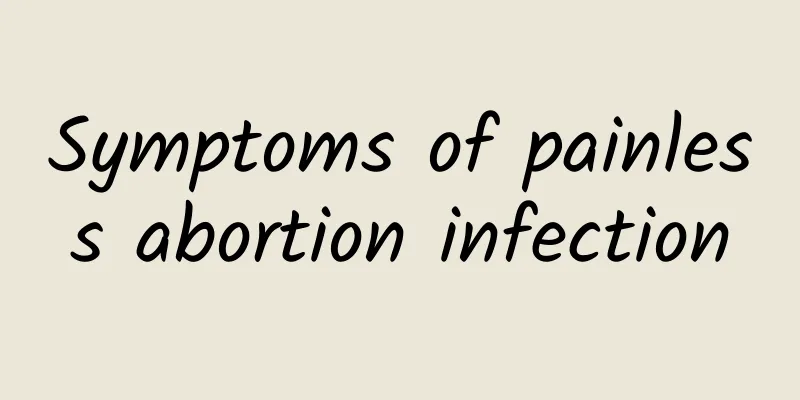 Symptoms of painless abortion infection