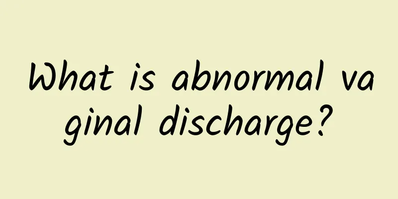 What is abnormal vaginal discharge?