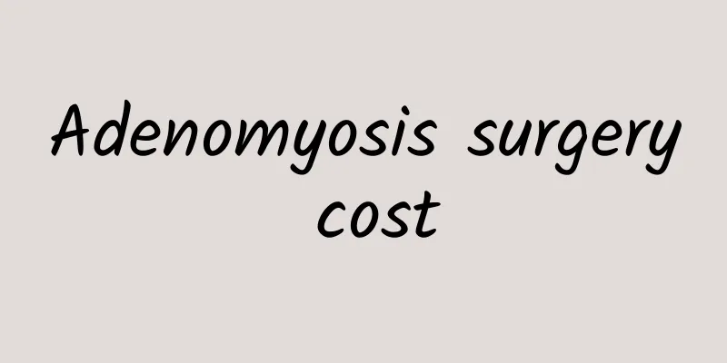 Adenomyosis surgery cost