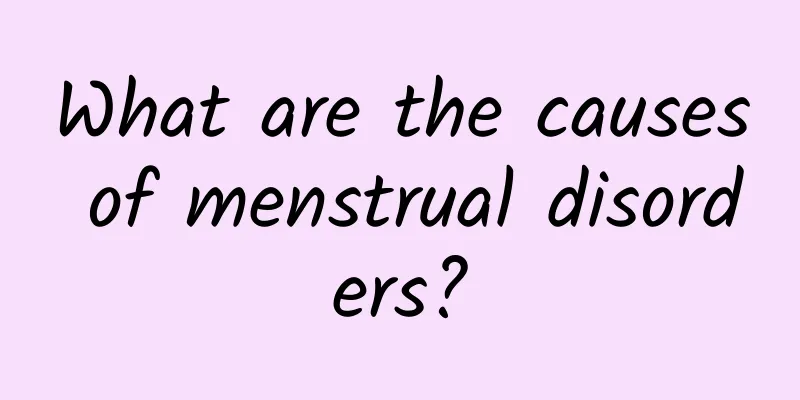 What are the causes of menstrual disorders?