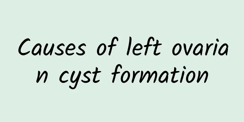 Causes of left ovarian cyst formation