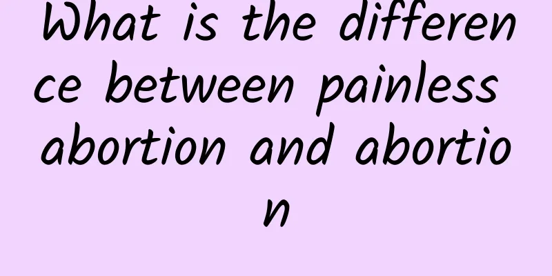 What is the difference between painless abortion and abortion