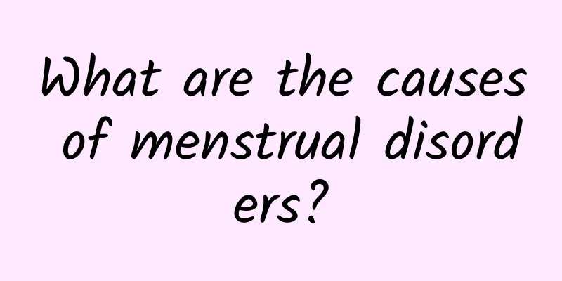 What are the causes of menstrual disorders?