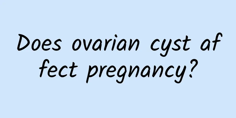 Does ovarian cyst affect pregnancy?