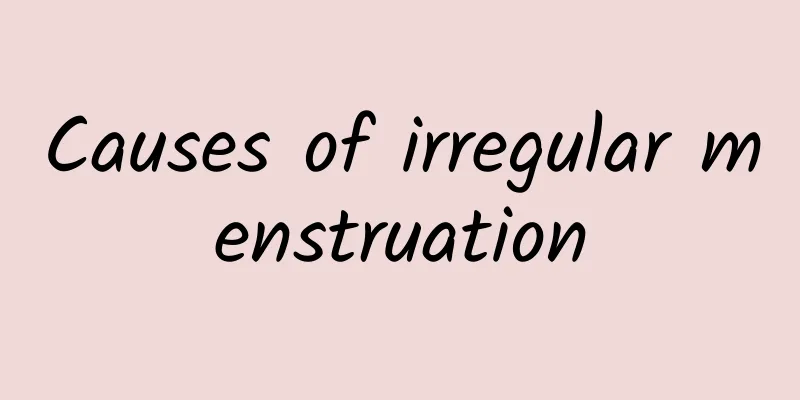 Causes of irregular menstruation