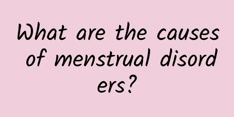 What are the causes of menstrual disorders?