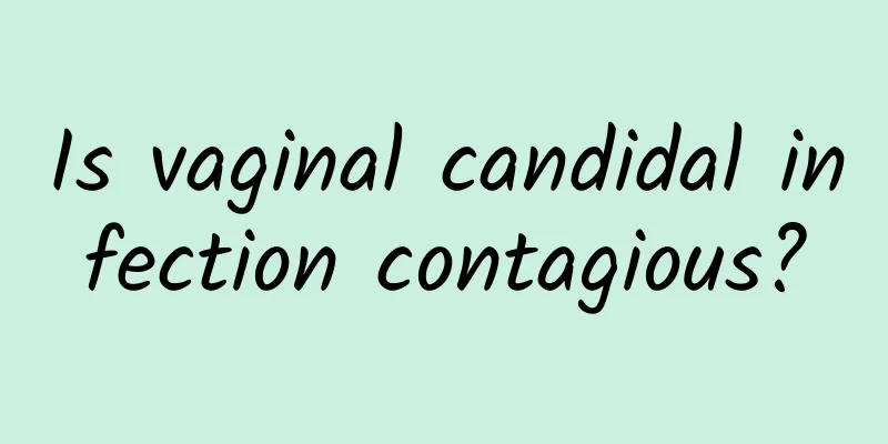 Is vaginal candidal infection contagious?