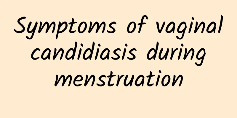 Symptoms of vaginal candidiasis during menstruation