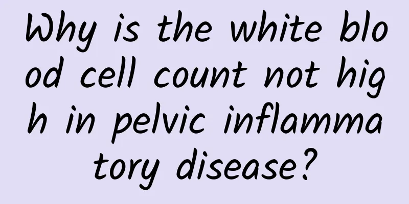 Why is the white blood cell count not high in pelvic inflammatory disease?