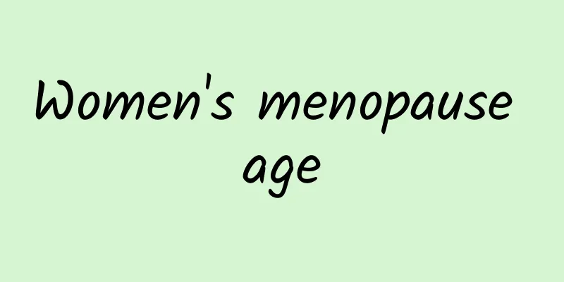 Women's menopause age