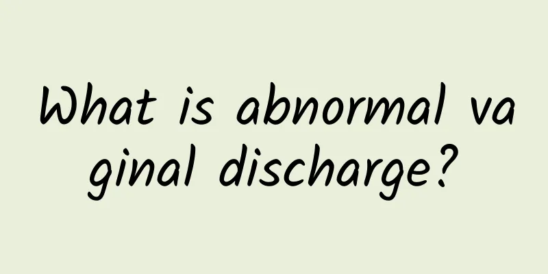 What is abnormal vaginal discharge?