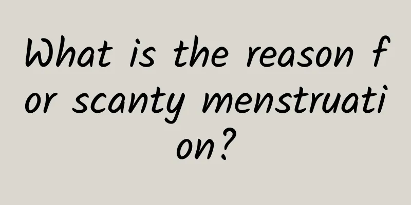 What is the reason for scanty menstruation?
