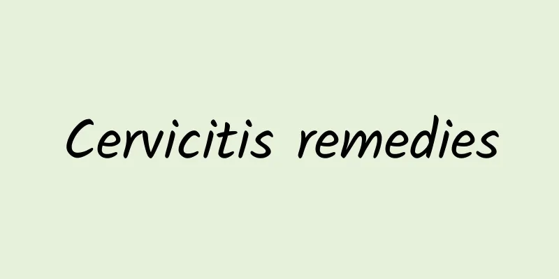 Cervicitis remedies