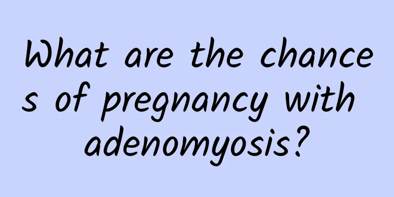 What are the chances of pregnancy with adenomyosis?