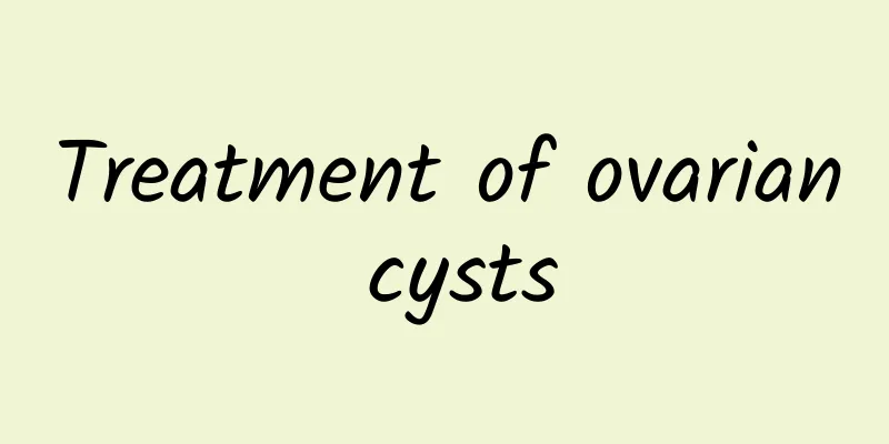 Treatment of ovarian cysts