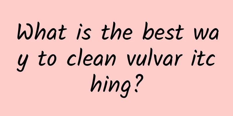 What is the best way to clean vulvar itching?