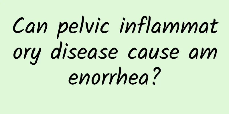 Can pelvic inflammatory disease cause amenorrhea?