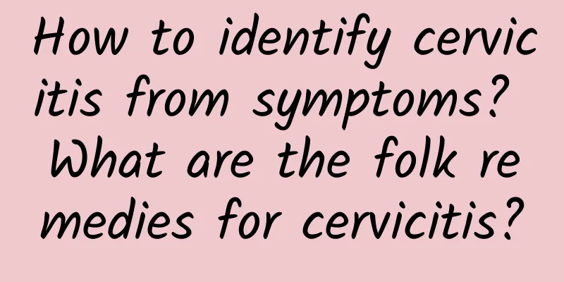 How to identify cervicitis from symptoms? What are the folk remedies for cervicitis?