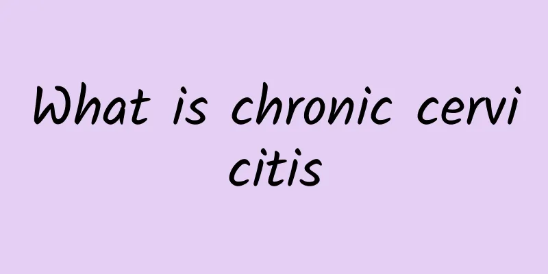 What is chronic cervicitis