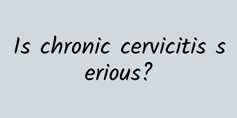 Is chronic cervicitis serious?